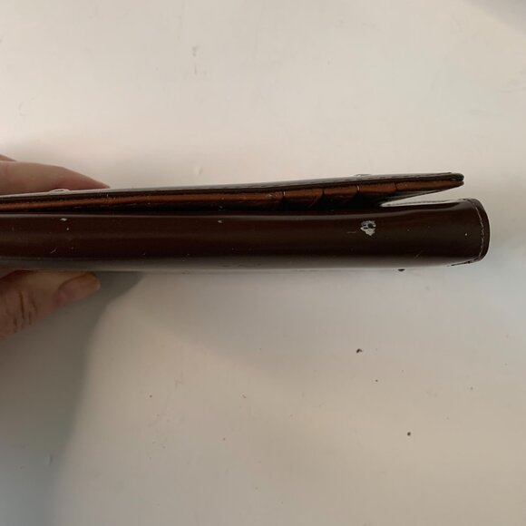BUXTON CHOCOLATE BROWN BIFOLD LEATHER WALLET - Picture 10 of 11